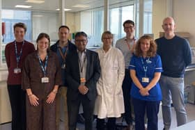The clinical trial team in Sheffield