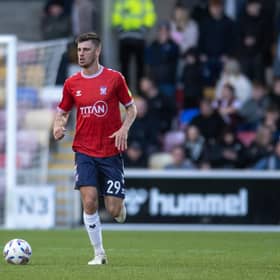 DEMANDING: York City defender Zak Johnson (Image: Tony Johnson)