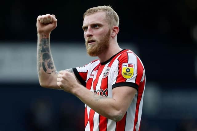 INJURY: But Sheffield United are hopeful striker Oliver McBurnie will recover in time to face Swansea City