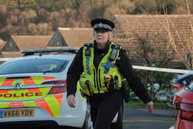 Sarah Lancashire as Catherine Cawood in Happy Valley. PIC: BBC/Lookout Point/Matt Squire.
