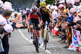 CATCH ME IF YOU CAN: Ineos Grenadiers rider Tom Pidcock, pictured in action during stage 5 of the 2023 Tour de France Picture: Jasper Jacobs/AFP via Getty Images