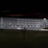 How the Amazon warehouse in Spen Valley could look at night