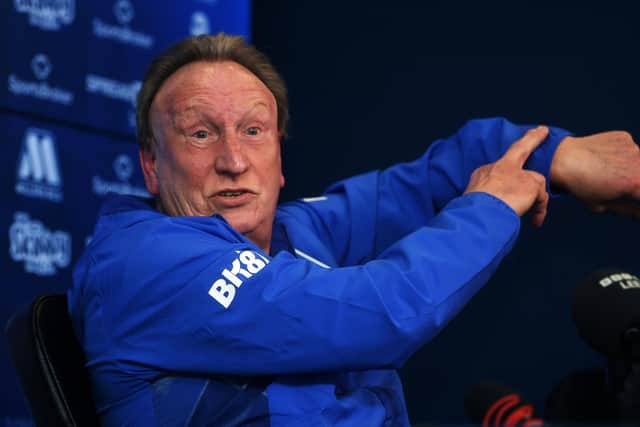 BEATING THE CLOCK: Neil Warnock is still bubbling with energy at 74