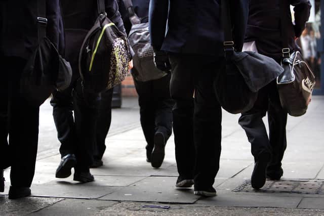 A stock picture of pupils at a school. PIC: David Jones/PA Wire