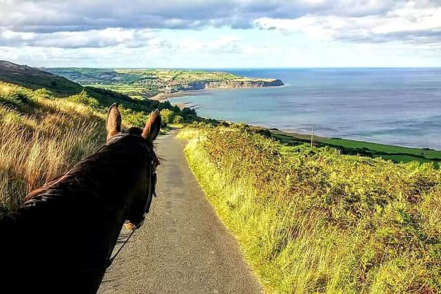 Holiday-makers and horses can enjoy rides around the moors and the sea in Robin Hood's Bay as horse holidays look to become more popular.