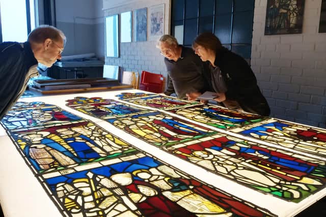 Stained Glass at York's All Saints Church has been restored