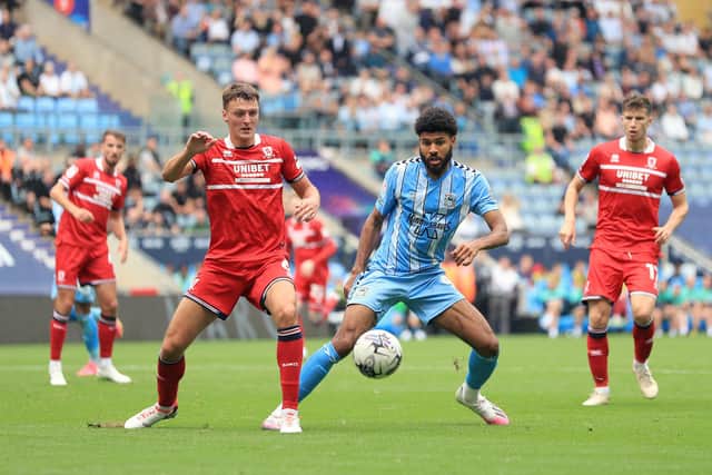Middlesbrough were beaten by Coventry City. Image: Bradley Collyer/PA Wire