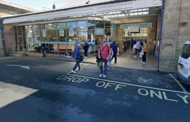 Current Scarborough Station Forecourt Layout. Align
