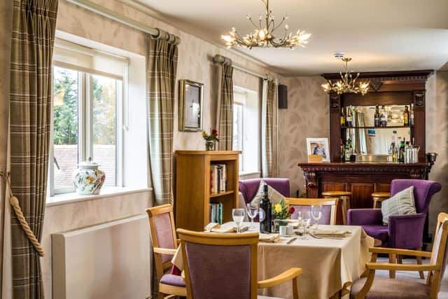 An interior of St John's House care home.