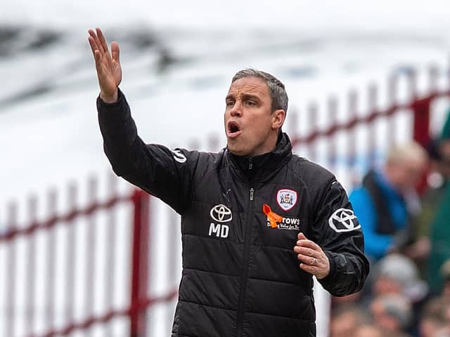 ON THE UP: Barnsley manager Michael Duff. Picture: Bruce Rollinson