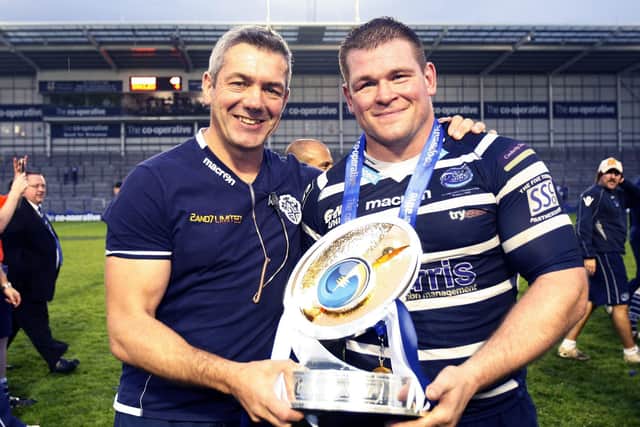 Daryl Powell, left, made a positive impact at Featherstone. (Photo: VAUGHN RIDLEY/SWPIX.COM)