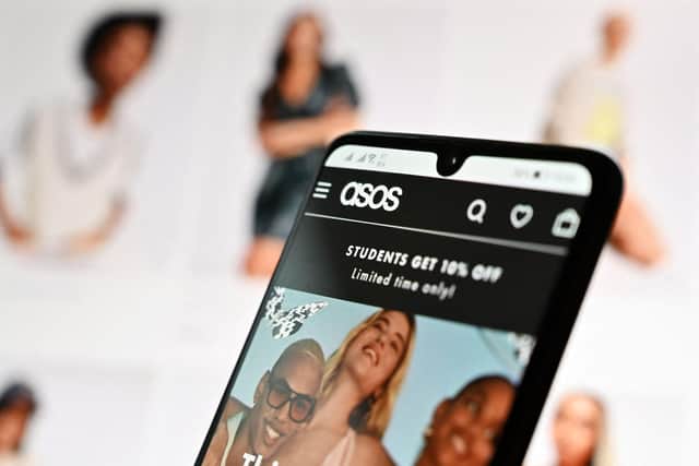 ASOS is responding to challenging market conditions (Photo by JUSTIN TALLIS / AFP)