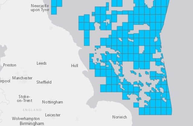 More than 100 applications have been received for the UK's 33rd offshore oil and gas licensing round which includes blocks off Yorkshire