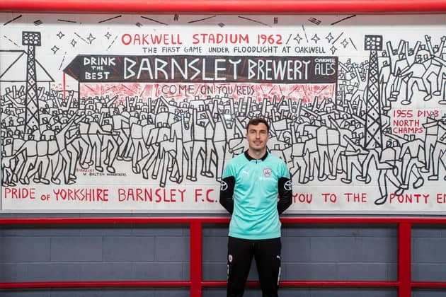 Josh Earl, who has signed for Barnsley for an undisclosed fee from Fleetwood Town on a three-and-a-half year deal until June 2027. Picture courtesy of Barnsley FC.