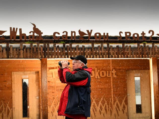 Volunteer Gerald Lax pictured at RSPB Dearne Valley Old Moor Old Moor Ln, Wombwell, Bolton upon Dearne, Barnsley, as the site celebrates 20years since it opened.  Picture taken by Yorkshire Post Photographer Simon Hulme 28th March 2023