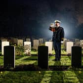 A previous remembrance ceremony at Commonwealth War Graves Commission's Stonefall Cemetery in Harrogate. Picture Tony Johnson