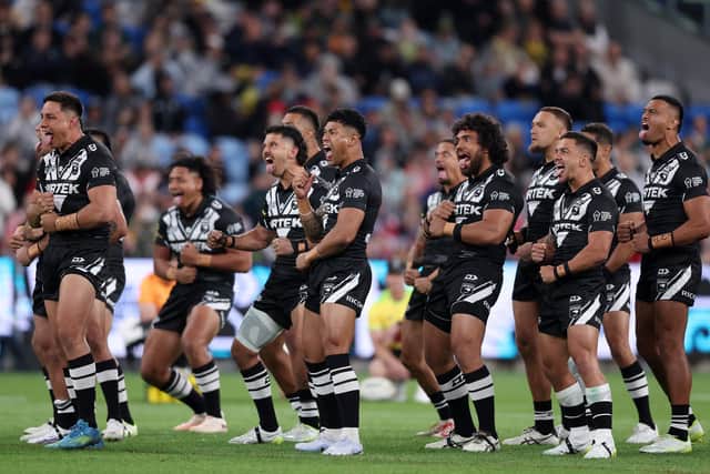 New Zealand lit the touchpaper with their famous Haka. (Photo: Matt King/Getty Images)