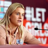 England’s Alessia Russo during a press conference at The Clan in Terrigal, Australia. Photo credit: Zac Goodwin/PA Wire.