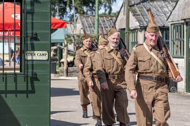 Historical reenactors at Eden Camp. (Pic credit: Eden Camp)