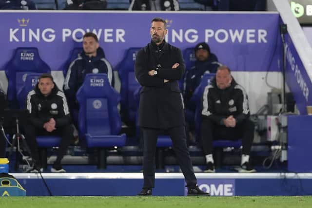 RUUDLY INTERRUPTED: Ruud van Nistelrooy was sacked as manager of Leicester City (mage: Alex Pantling/Getty Images)