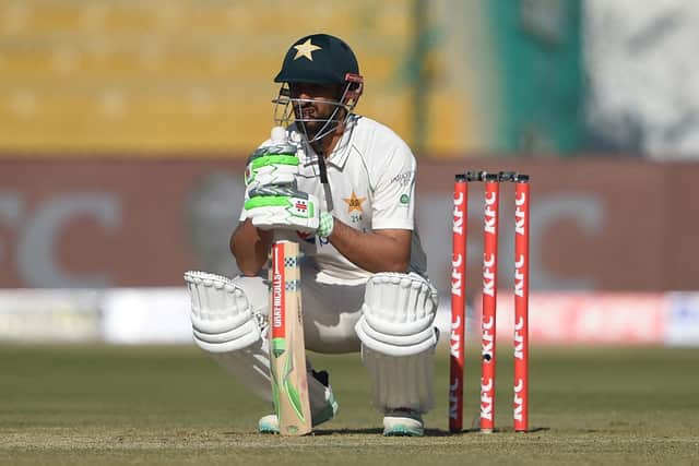 INTERNATIONAL CALLING: Pakistan's Shan Masood pictured during the first day of the third Test match between Pakistan and England  in Karachi in December. Picture: RIZWAN TABASSUM/AFP via Getty Images