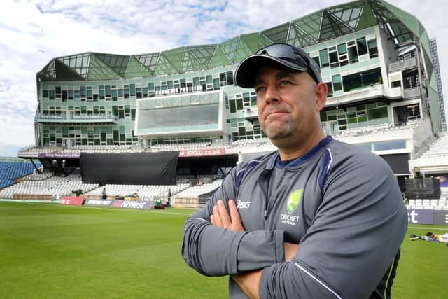Comeback?: Then Australia coach Darren Lehmann during practice on the Headingley pitch ahead of the one day international against England back in 2021. (Picture: Steve Riding)