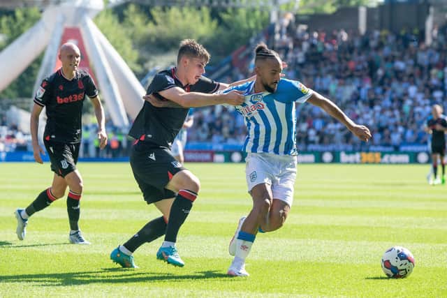 SET-PIECE STAR: Huddersfield Town's Sorba Thomas could have a job to do off the bench for Wales