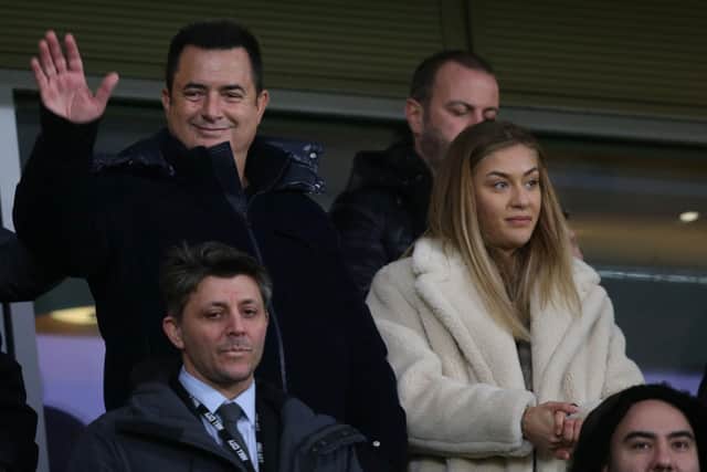 GRAND PLANS: Hull City vice-chairman Tan Kesler (front, left) and owner/chairman Acun Ilicali (waving)