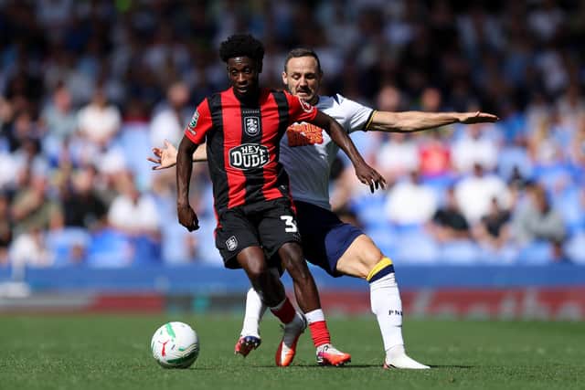 Early impact: Huddersfield Town’s Derensili Sanches Fernandes has made a promising start with the Terriers, after his summer arrival from the Netherlands.