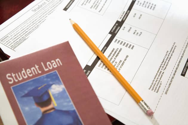 A generic photo of student loan paperwork. PIC: PA Photo/Thinkstockphotos.