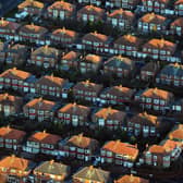 An aerial view of housing. PIC: Owen Humphreys/PA Wire
