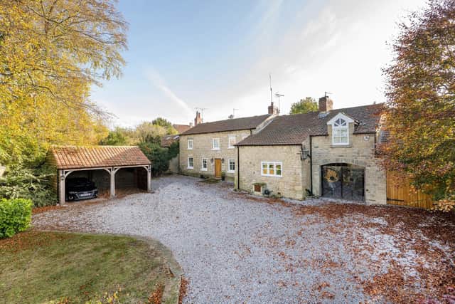 The farmhouse is in a prime spot in the sought-after village of Bramham