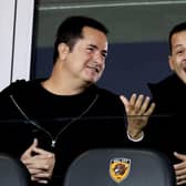 CLOSE RELATIONSHIP: Hull City owner/chairman Acun Ilicali (left) and Liam Rosenior