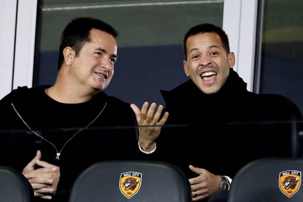 CLOSE RELATIONSHIP: Hull City owner/chairman Acun Ilicali (left) and Liam Rosenior