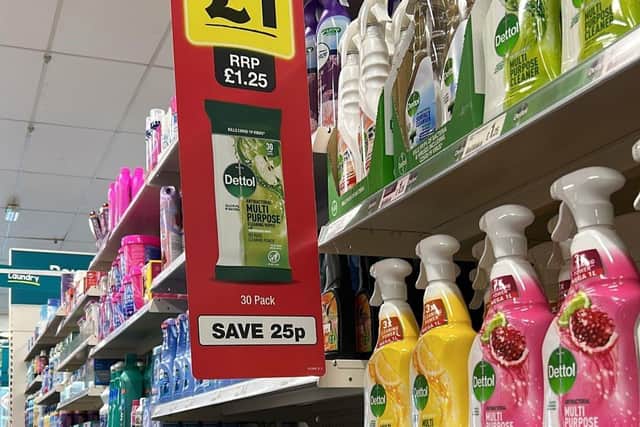 Poundland is reducing prices on its biggest-selling products, across all its 800 UK stores.(Photo supplied by Poundland)
