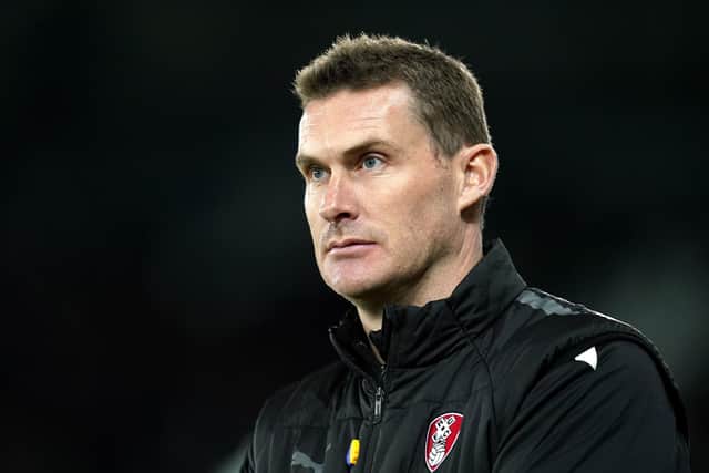 Rotherham United manager Matt Taylor ahead of a big block of home games (Picture: Nick Potts/PA Wire)