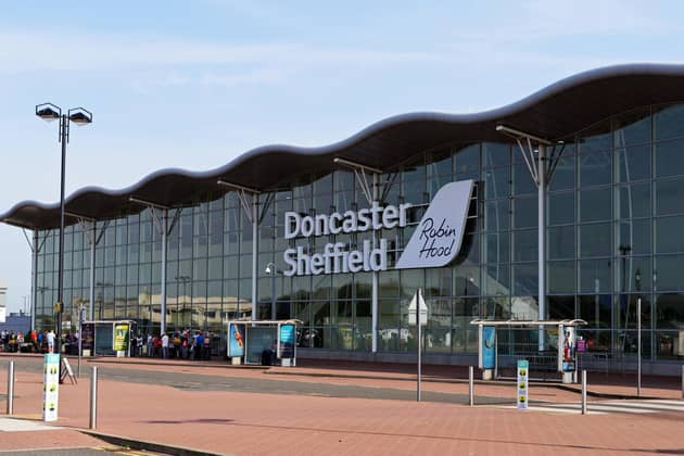 Doncaster Sheffield Airport pictured in 2020.