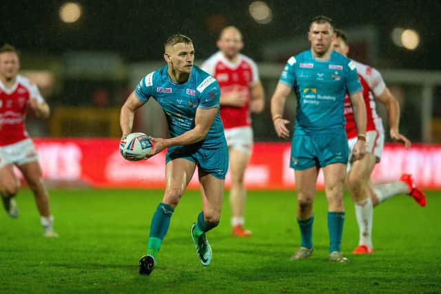 Luke Hooley struggled in the rain on his debut at Craven Park. (Photo: Bruce Rollinson)