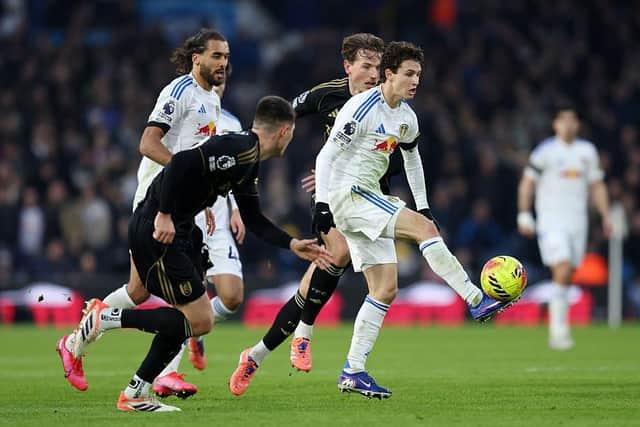 GOLDEN OPPORTUNITY: But Brenden Aaronson lobbed over in the first half (Image: Matt McNulty/Getty Images)