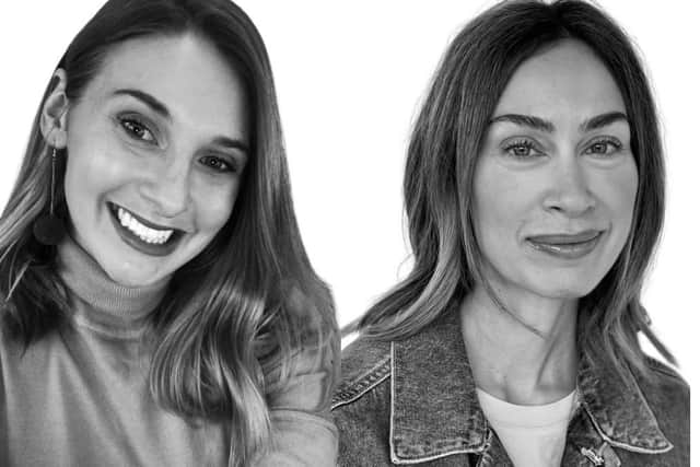 Louise Kirby-Jones (left) and Adina Belloli (right) founded The Motherless Mothers.