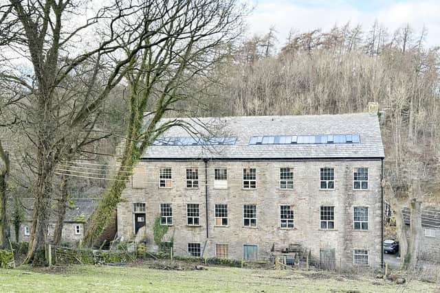 The once dilapidated mill now has a new roof