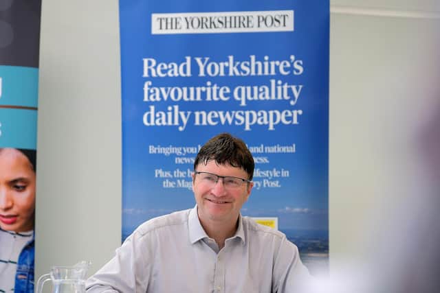 Greg Wright, the deputy business editor of The Yorkshire Post