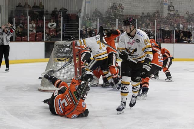 DOUBTFUL: Hull Seahawks' defenceman Brock Bartholomew is racing to be fit to make the road trip to Raiders on Saturday. Picture: Adam Everitt/Seahawks Media.