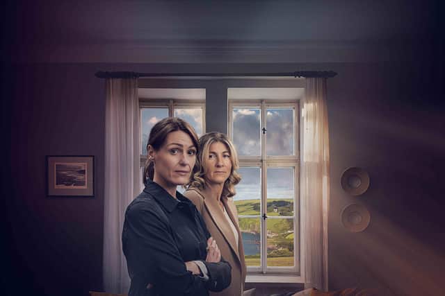 Suranne Jones as Becca and Eve Best as Rosaline in Maryland. Picture: ITV