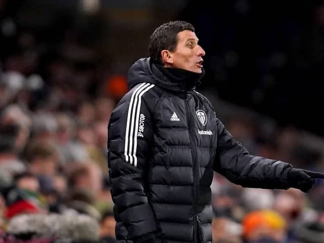 BELIEF: Leeds United manager Javi Gracia, pictured during his team's FA Cup fifth round defeat on Tuesday night against Fulham at Craven Cottage Picture: John Walton/PA