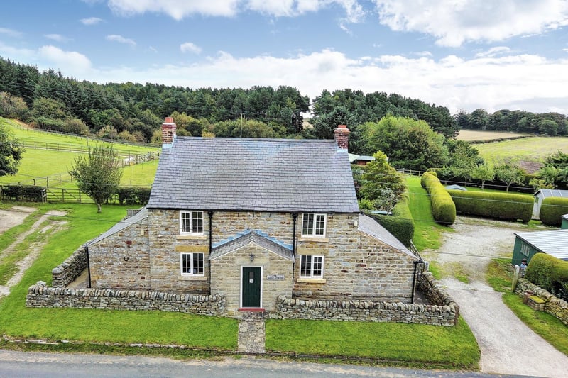 The cottage is large and has four reception rooms and four bedrooms