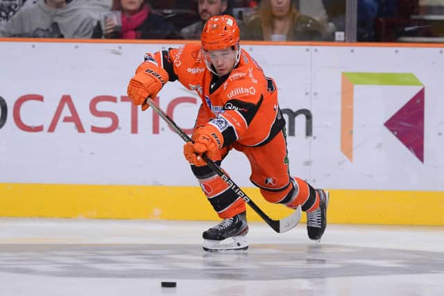 CONVINCED: Defenceman Niklas Nevalainen is returning for a second season with Sheffield Steelers. Picture courtesy of Dean Woolley/Steelers Media.