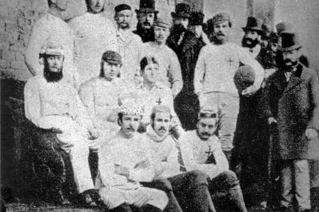 Sheffield FC: The 1855 team.