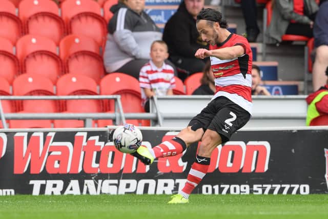 RALLYING CRY: Doncaster Rovers right-back Jamie Sterry