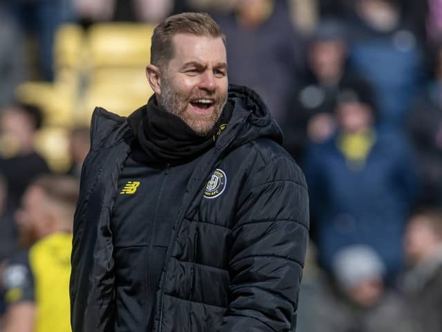 TENTATIVE: Harrogate Town manager Simon Weaver admitted he could have changed tactics sooner on Friday